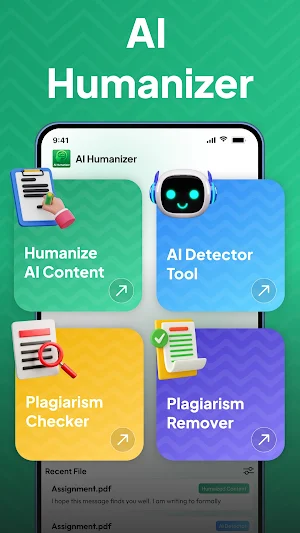 Humanize AI: AI Text Humanizer Screenshot 0