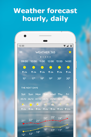 Weather 365 - Weather Forecast & Notification Screenshot 2