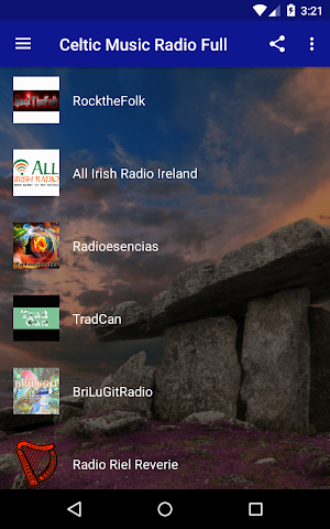Celtic Music Radio - Live Irish Music, Folk, Relax Screenshot 1