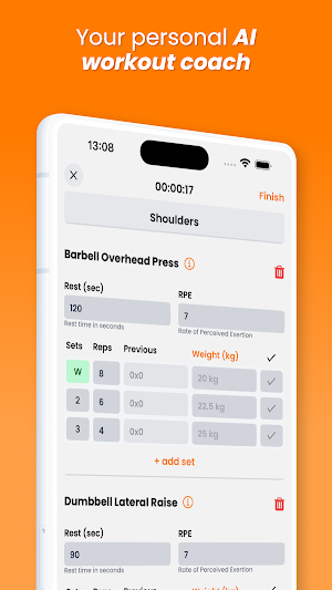 Flexiplan: Gym Workout Planner Screenshot 2