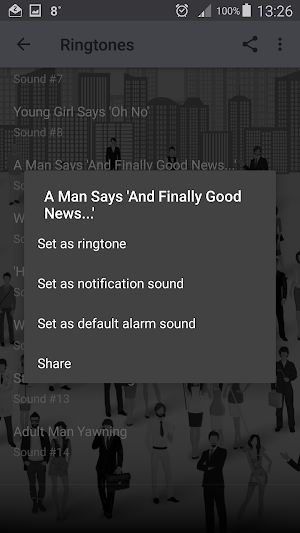 Cool Human Voice Ringtones Screenshot 3