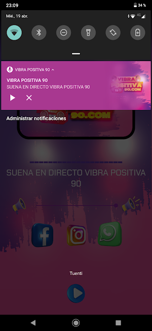 VIBRA POSITIVA 90 Screenshot 3