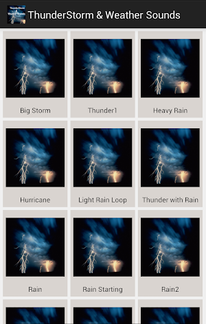 Weather Sounds Screenshot 1