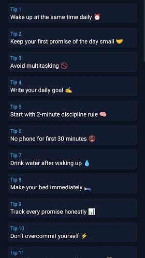 SelfVowTracker Screenshot 3