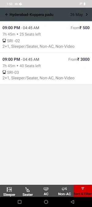 Sri Sivanajali Bus Screenshot 1