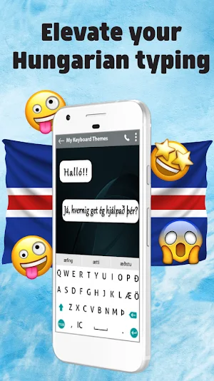 Icelandic Keyboard 2023 Screenshot 0