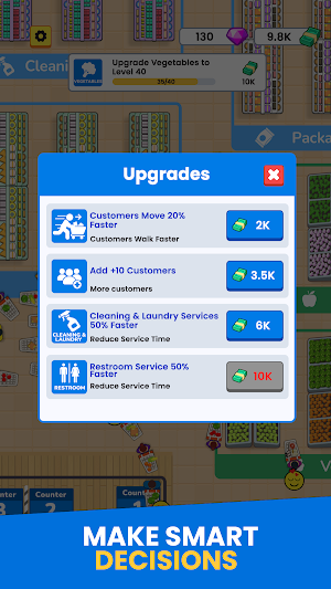 Idle Supermarket Empire Screenshot 1