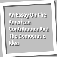 Book, An Essay On The American