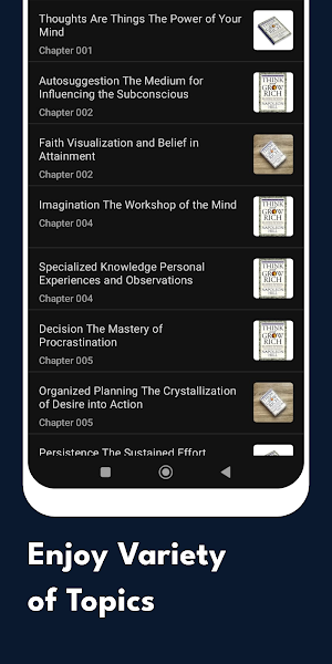 Think and Grow Rich Audiobook Screenshot 1