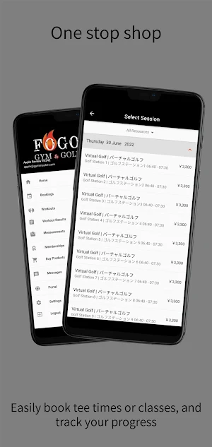 Fogo Gym & Golf Screenshot 0
