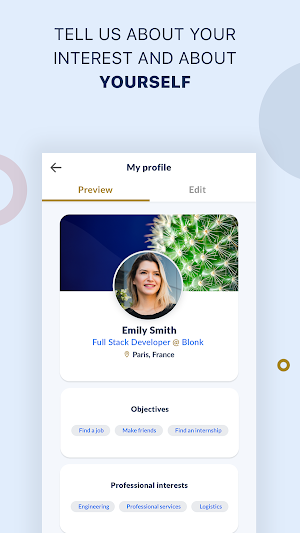 Blonk-Job Search & Networking Screenshot 2