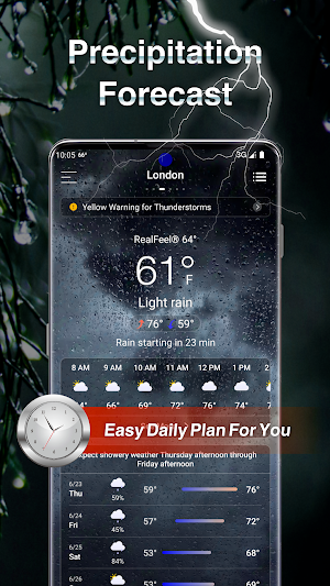 Live Weather: Radar & Forecast Screenshot 0