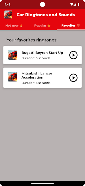 Car Sounds & Ringtones Screenshot 3