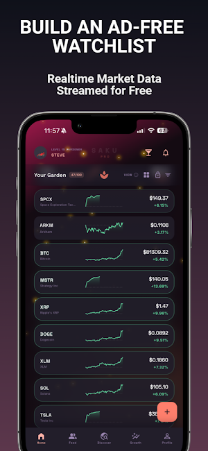 SakuStocks: Stock Watchlist Screenshot 0