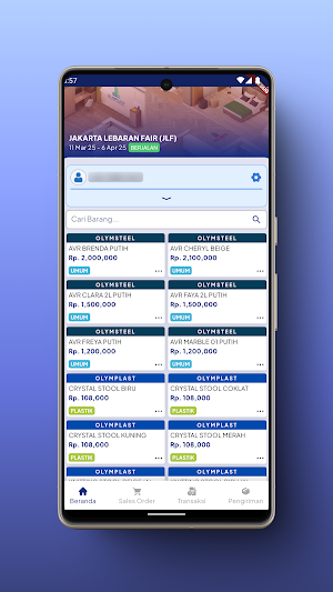EXPOS Sales Force Screenshot 1