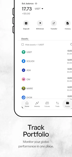 Market X: Buy Bitcoin & Crypto Screenshot 3