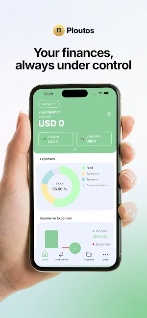 Ploutos: Expense Tracker Screenshot 0