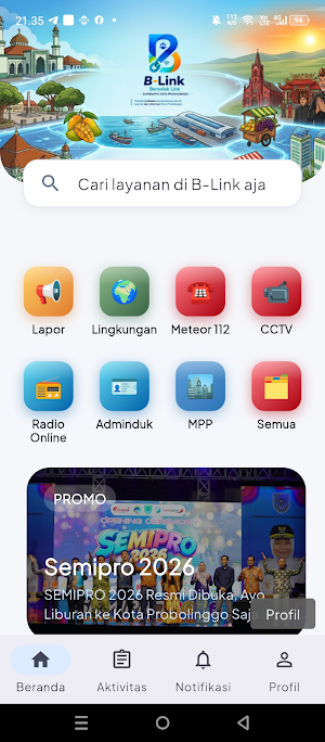 B-Link Kota Probolinggo Screenshot 0