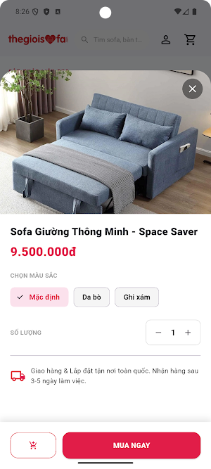Thế giới Sofa Screenshot 2