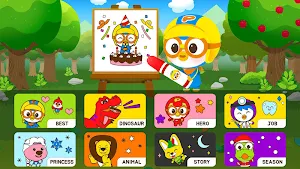 Pororo SketchBook - Painting, Coloring for Kids Screenshot 0