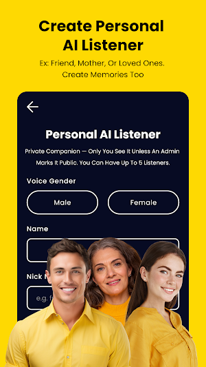 Emona – AI Companion & Friend Screenshot 1