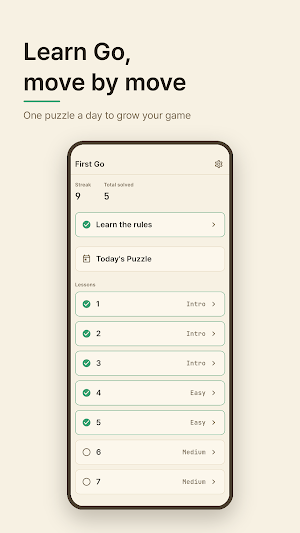 First Go - Learn Baduk Rules Screenshot 0