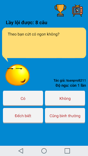 Hỏi Troll - Hỏi Ngu - Đố Vui H Screenshot 2