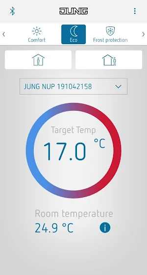JUNG Temperature Config Screenshot 3