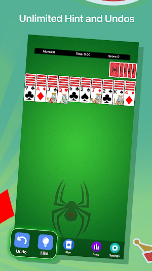 Spider Solitaire Screenshot 2