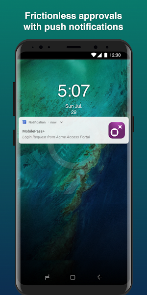 SafeNet MobilePASS+ Screenshot 2