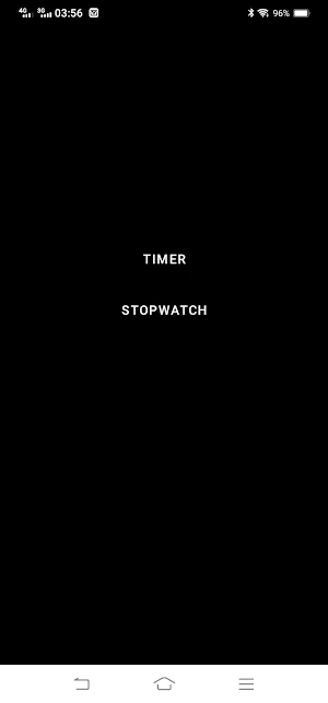 Timer & Stopwatch -Full screen Screenshot 0