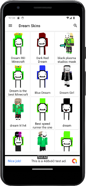 Dream Skins for Minecraft PE Screenshot 1