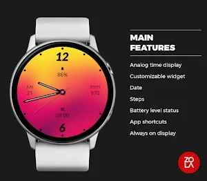 Flame Analog Watch Face Screenshot 1