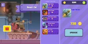 Tank Run War-Desert Battle Screenshot 1