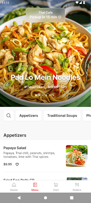 Thai Cafe Screenshot 1