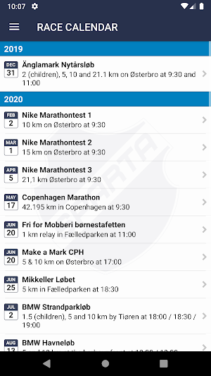 Sparta Løb Screenshot 2