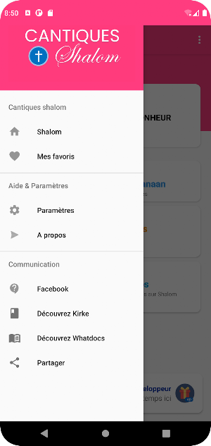 Cantiques shalom Screenshot 2