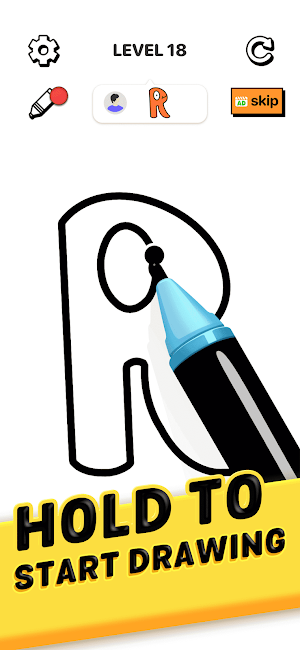 Letter Art Puzzle Screenshot 0