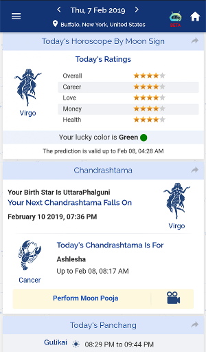 AstroVed Assistant- Calendar, Horoscope, Astrology Screenshot 0