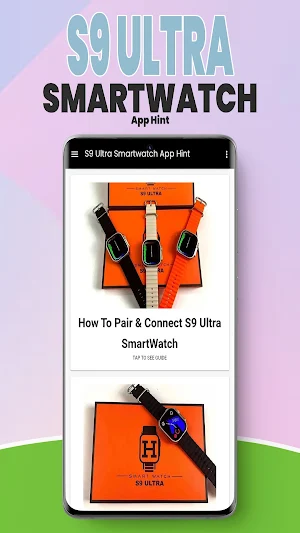 S9 Ultra Smartwatch App Hint Screenshot 3