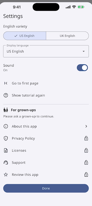 Tap & Learn English Screenshot 2