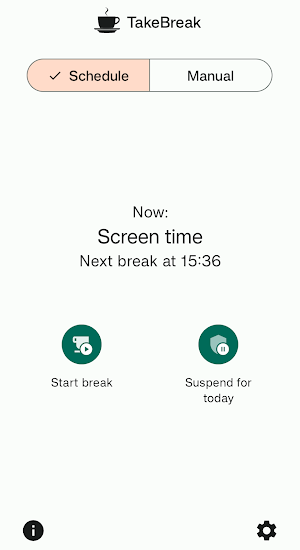 TakeBreak: Break timer Screenshot 1