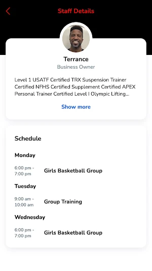 T I Fitness Screenshot 0