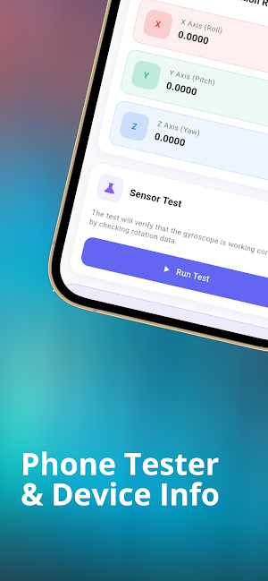 Phone Tester & Device Info Screenshot 2