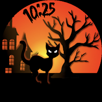 Halloween Cat Watch Face