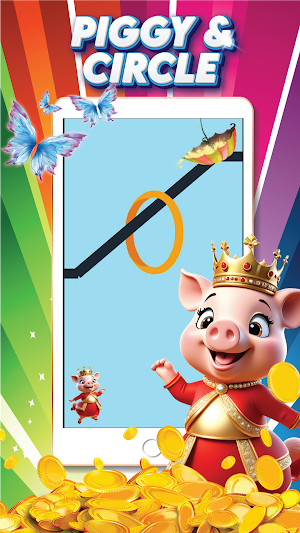 Piggy and Circle Mission Screenshot 1