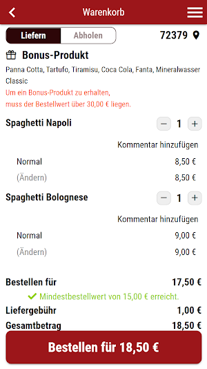 Zollerstuben Da Biagio Screenshot 1
