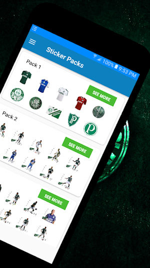 ⚽ Palmeiras Stickers for WhatsApp  (WAStickerApps) Screenshot 1