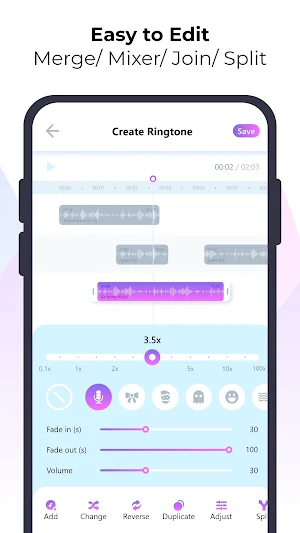 Ringtone cutter, Mp3 editor Screenshot 0