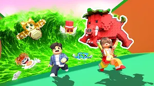Escape Tsunami: Grab Brainrot Screenshot 1